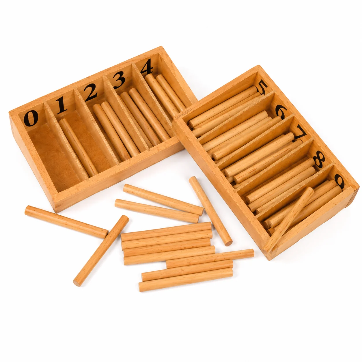 Montessori spindle box